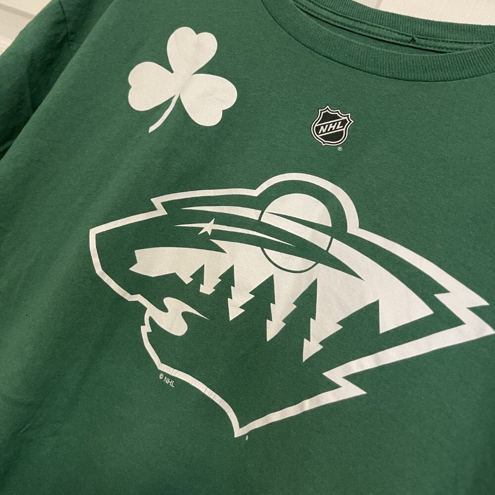 Reebok Minnesota Wild St Patrick's Day T-Shirt XL